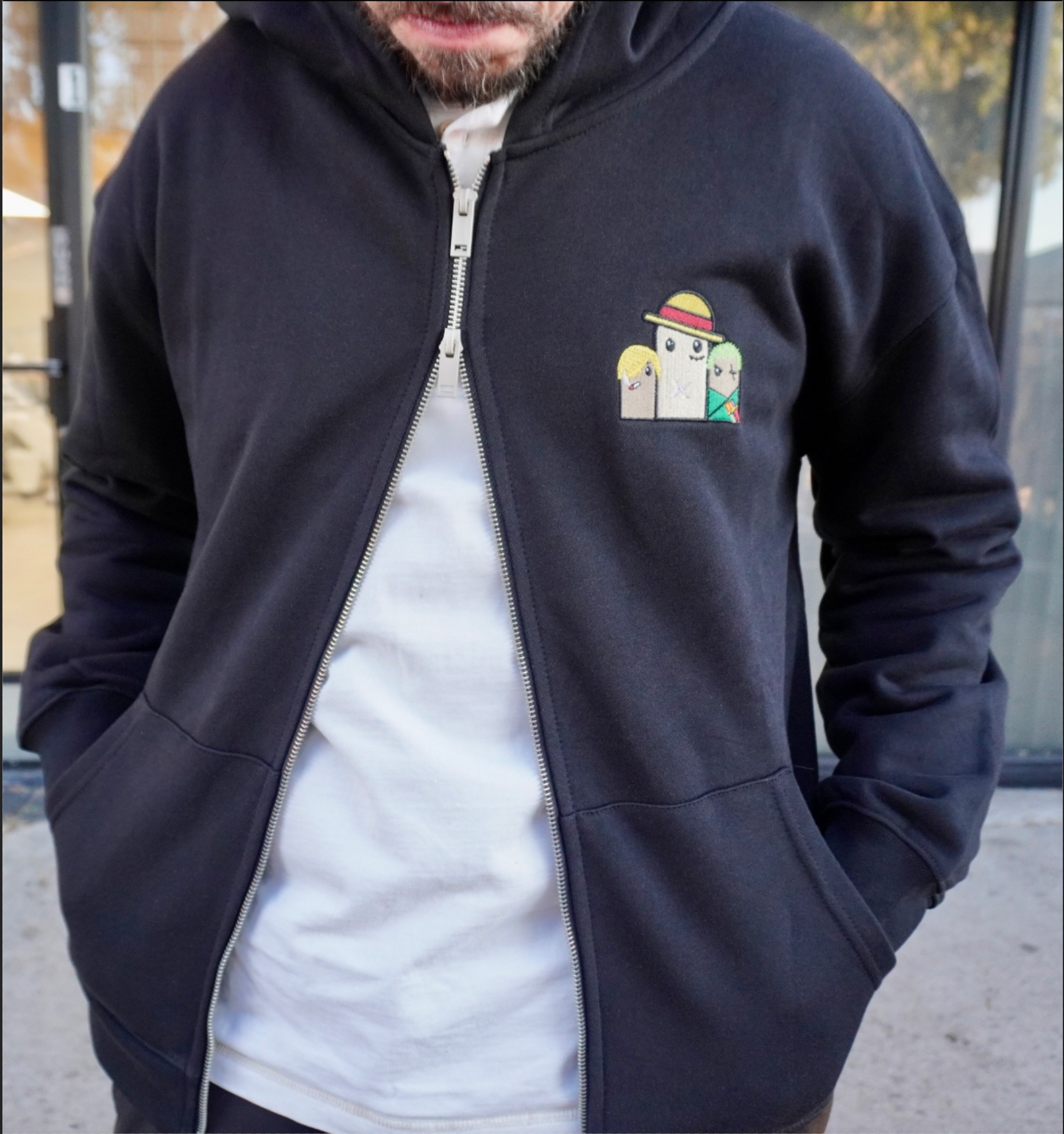 O.P Hills Double Zip Sweater