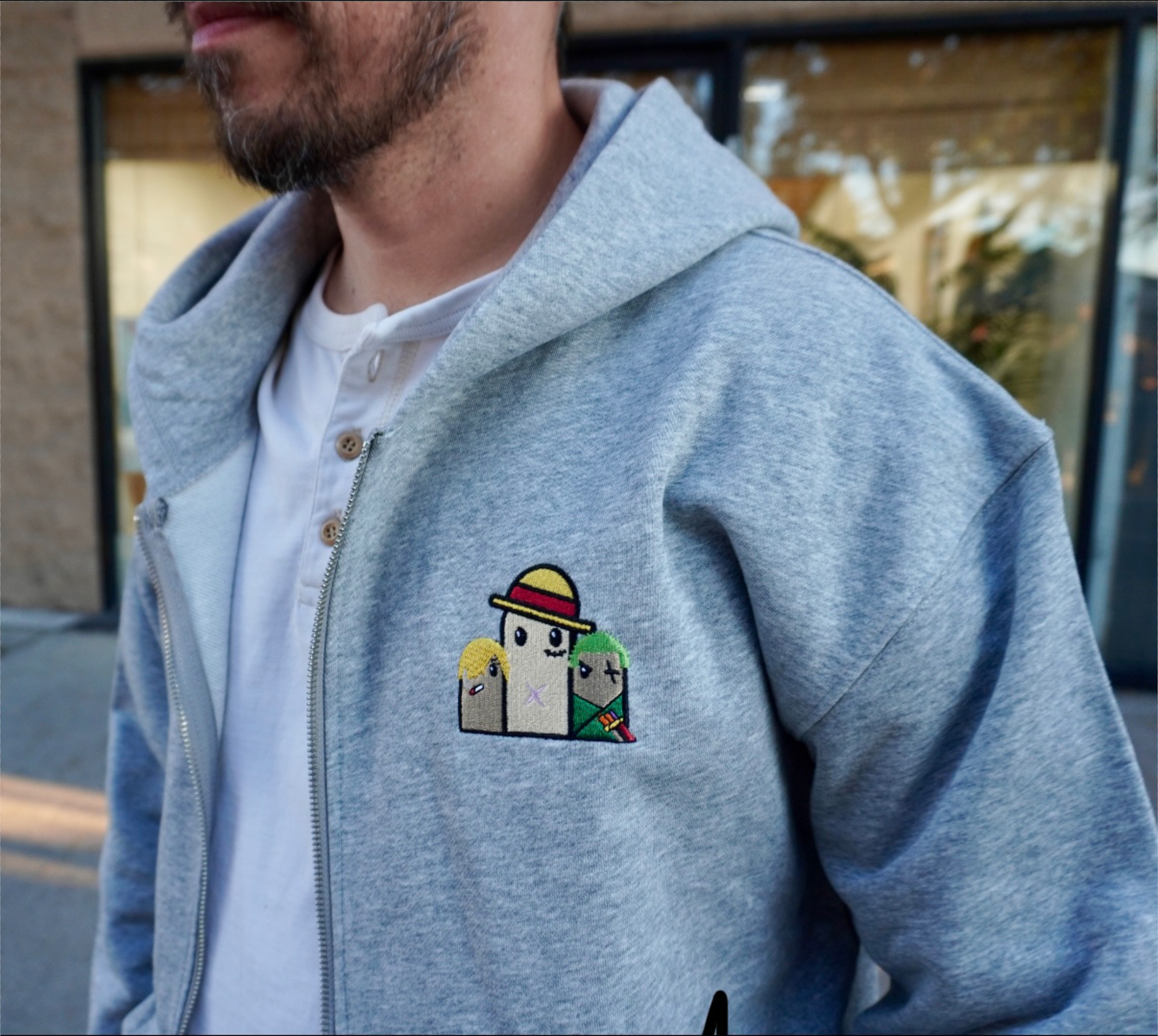 O.P Hills Double Zip Sweater