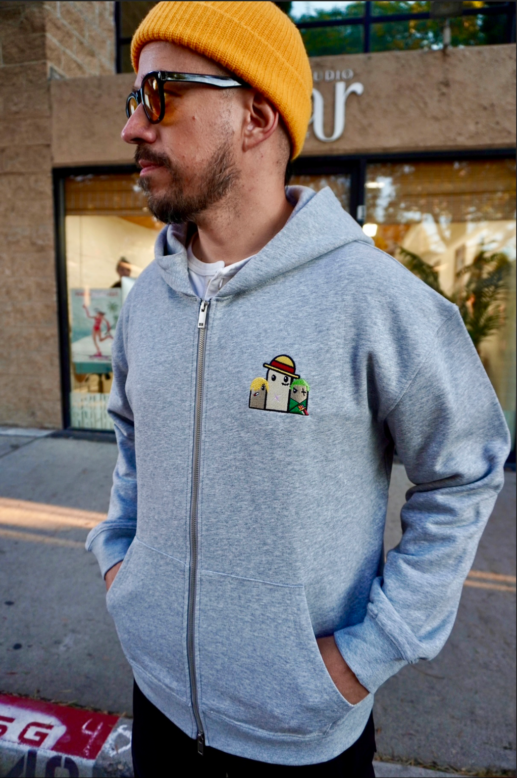 O.P Hills Double Zip Sweater